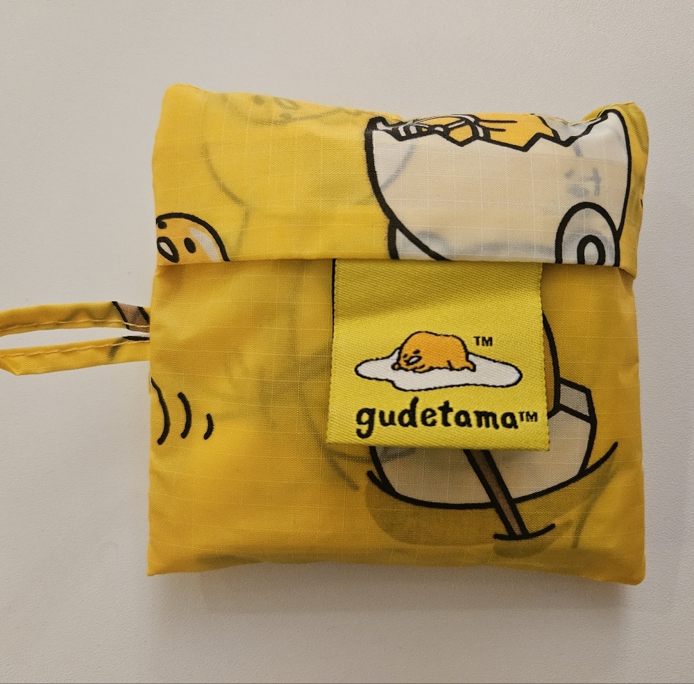 BAGGU Gudetama Yellow Foldable tote baby